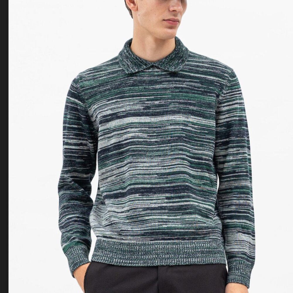 Norse Projects Vester Mouline Polo Bottle Green Size Large